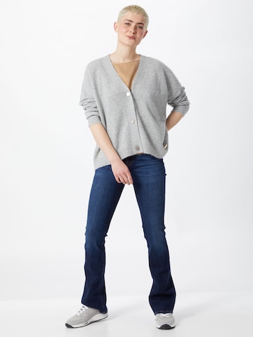 KAREN BY SIMONSEN Knit Cardigan 'Nora' in Grey