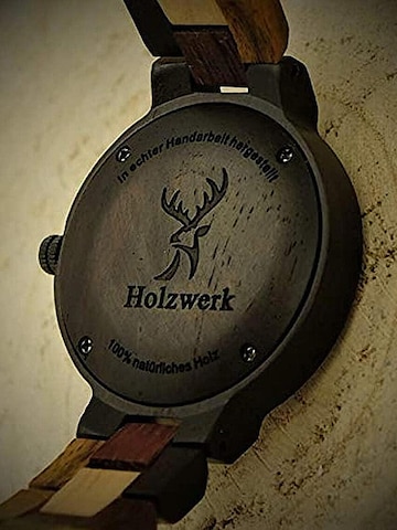 Holzwerk - Reloj analógico 'TREBBIN' en marrón