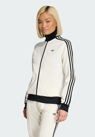 ADIDAS ORIGINALS Sweatvest 'Classic' in Wit: voorkant