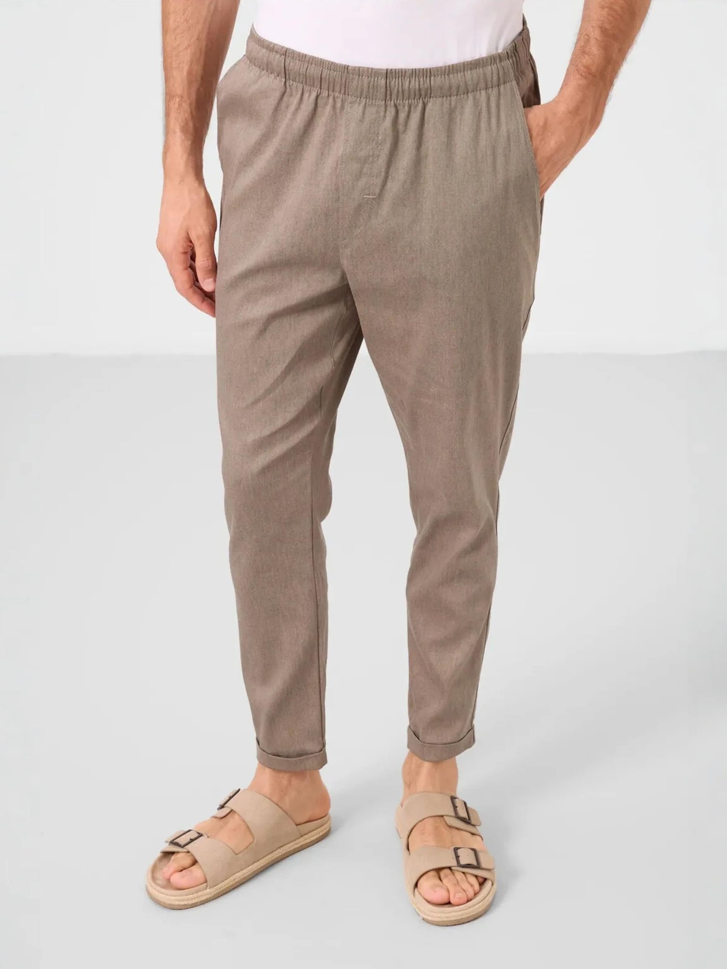 Tommy Life - Regular Calças chino em bege