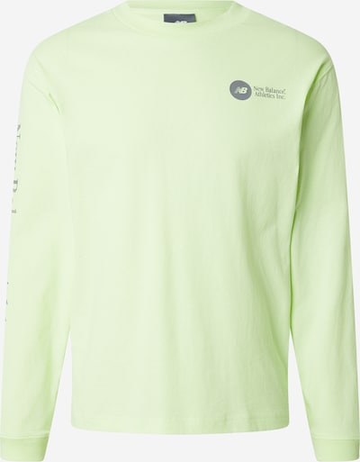 new balance Paita värissä tummanharmaa / vaaleanvihreä / lila, Tuotenäkymä