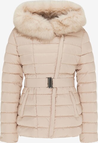 faina Winter Jacket in Beige: front