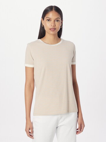 T-shirt 'Emasa' BOSS en beige : devant