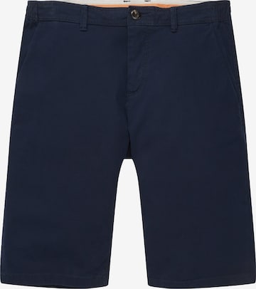 TOM TAILOR Chino hlače | modra barva: sprednja stran