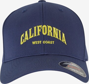 Cappello da baseball 'California' di Mister Tee in blu: frontale