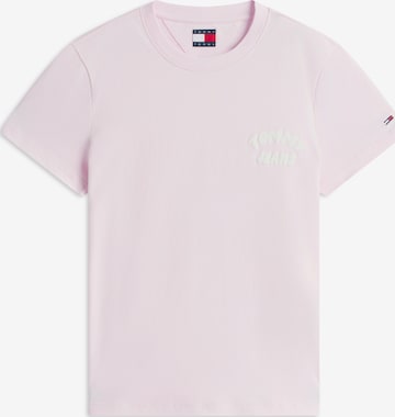 Tommy Jeans T-Shirt in Pink: Vorderseite