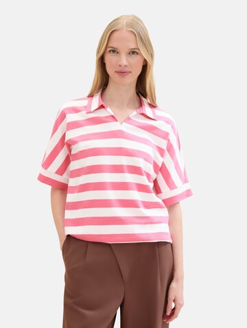 TOM TAILOR Shirt in Pink: front