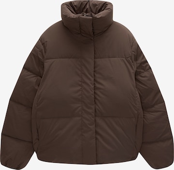 Pull&Bear Zimná bunda - Hnedá: predná strana