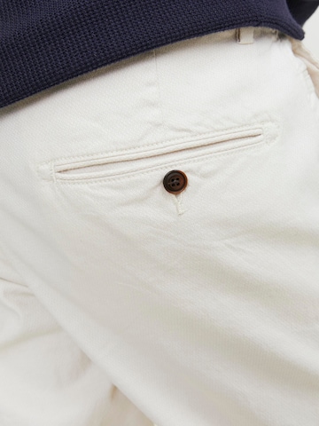 JACK & JONES Slimfit Παντελόνι τσίνο 'Marco' σε λευκό