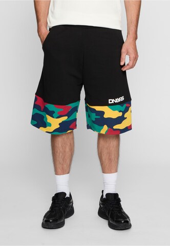 Loosefit Pantaloni 'HideMe' di Dangerous DNGRS in nero: frontale