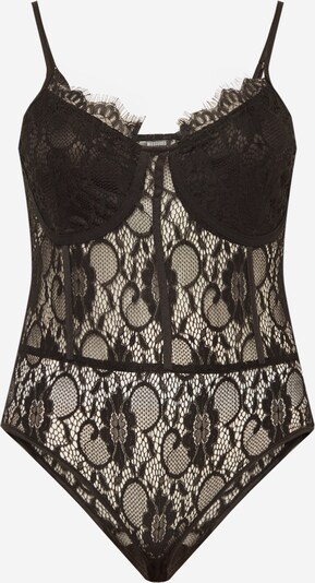 Missguided Plus Body en noir, Vue avec produit