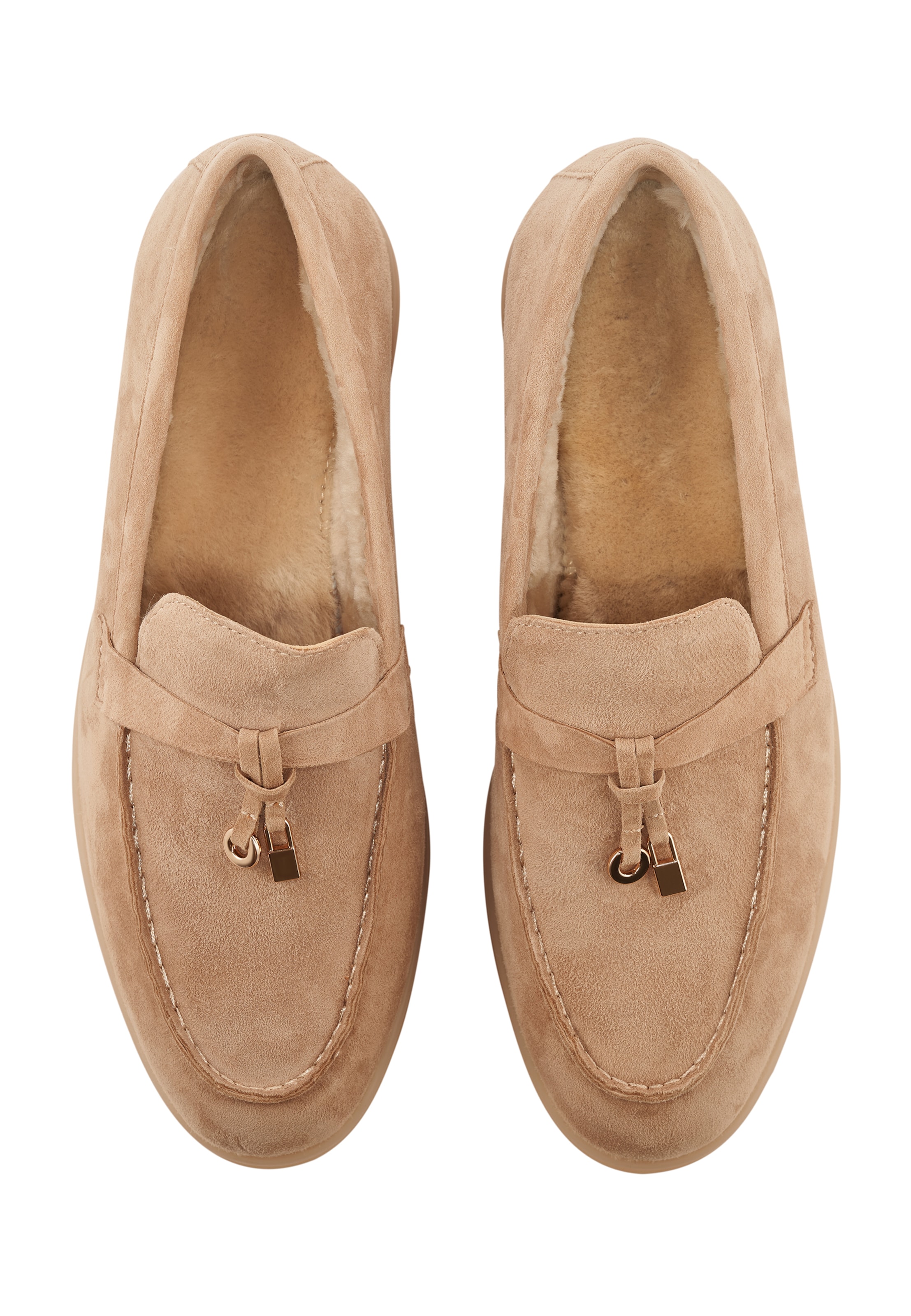 CESARE GASPARI Moccasin in Beige