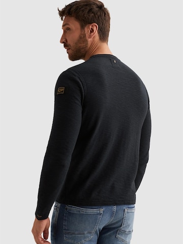 PME Legend Trui 'PME LEGEND - Pullover with badge and contrast detail' in Blauw