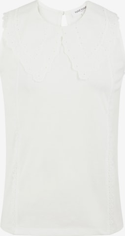 NAF NAF Top in White: front