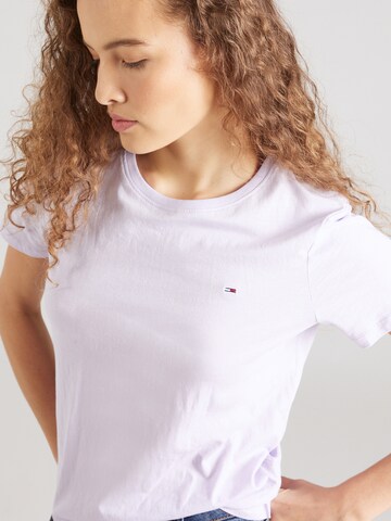 T-shirt Tommy Jeans en violet