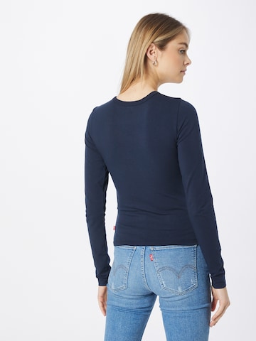 LEVI'S ® Shirt 'Graphic LS Rickie Tee' in Blau