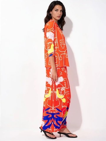 Pantalons de tailleur MSN Collection en orange