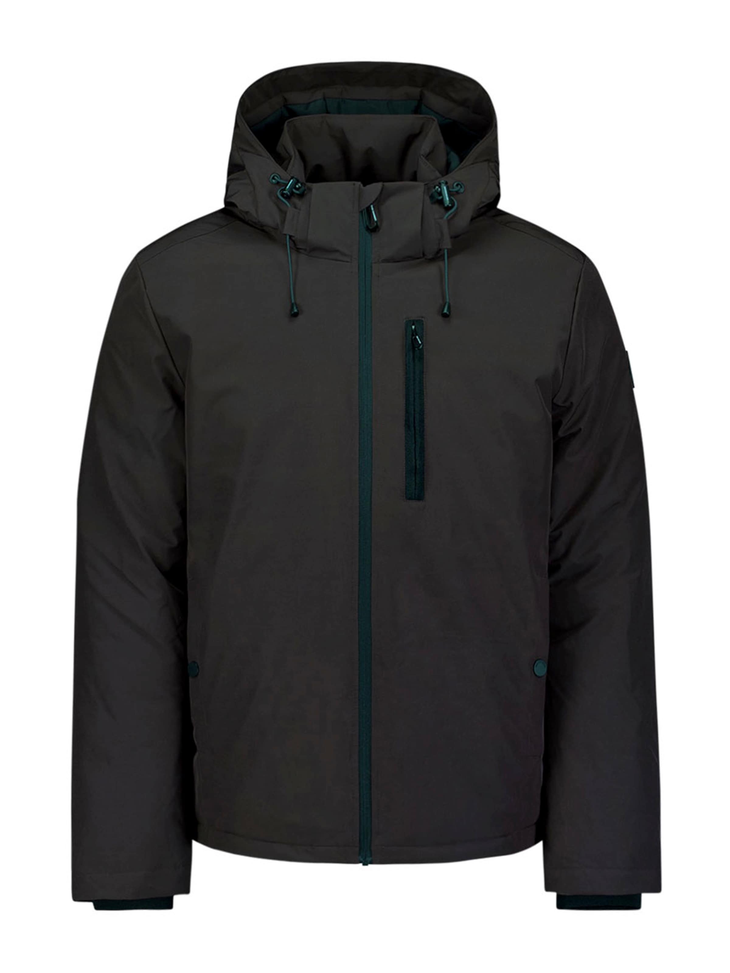 melns No Excess Ziemas jaka: no priekšpuses