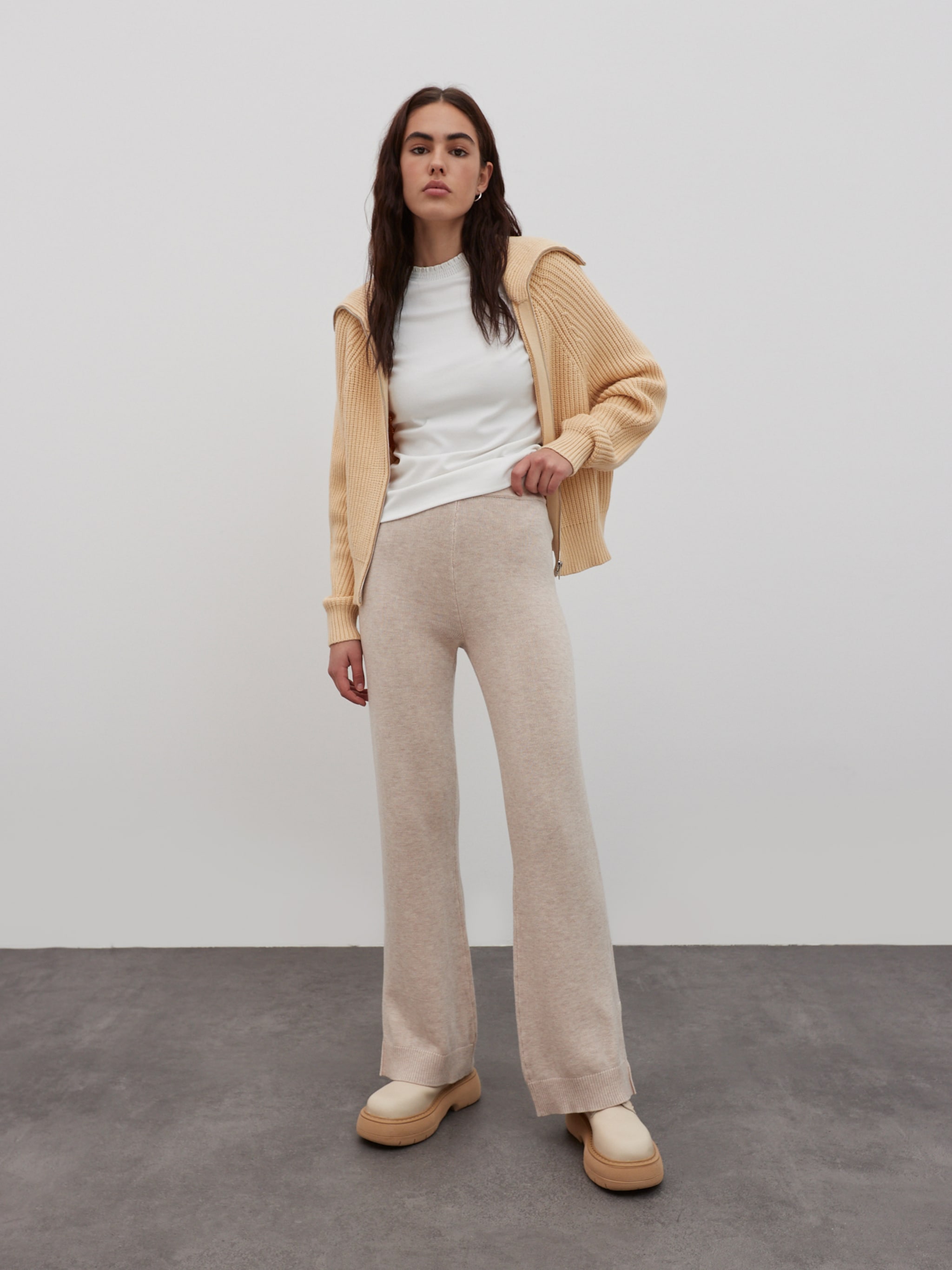 EDITED Producten Broek 'Lunette' Beige