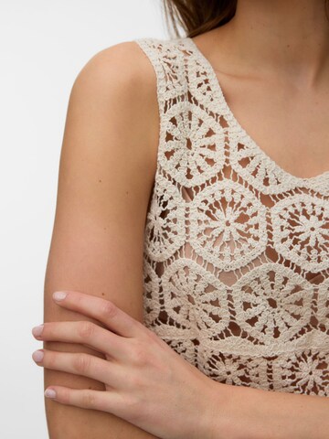 VERO MODA - Top de punto en beige