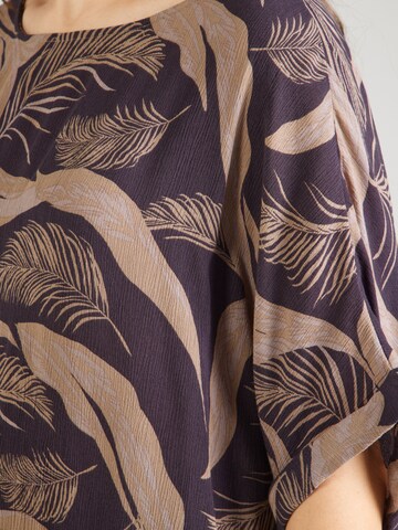 ONLY Carmakoma Blouse 'CARVilma' in Brown