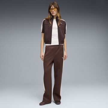 PUMA Sportjacke 'T7' in Braun