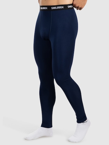 Skinny Pantalon de sport ' Zeyn ' Smilodox en bleu