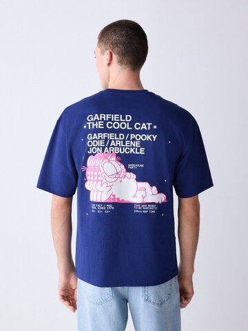 T-Shirt Next en bleu : devant