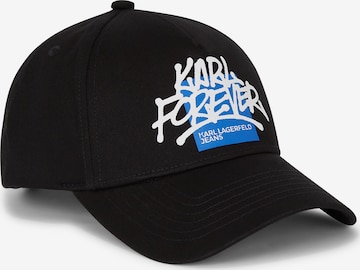 KARL LAGERFELD JEANS Cap 'X Crapule2000' in Schwarz: predná strana