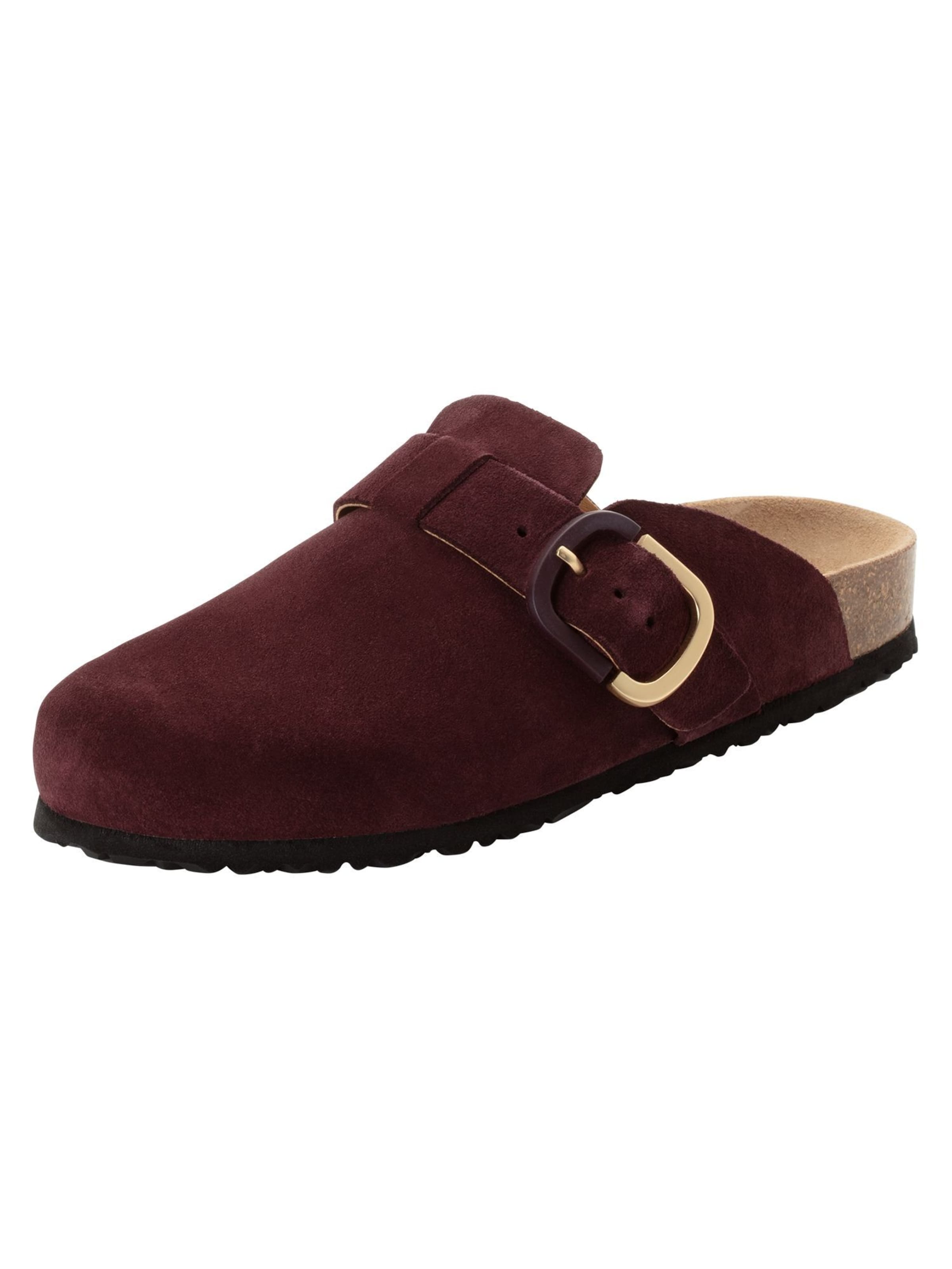 Tamaris Pantolette in Rot: Vorderseite