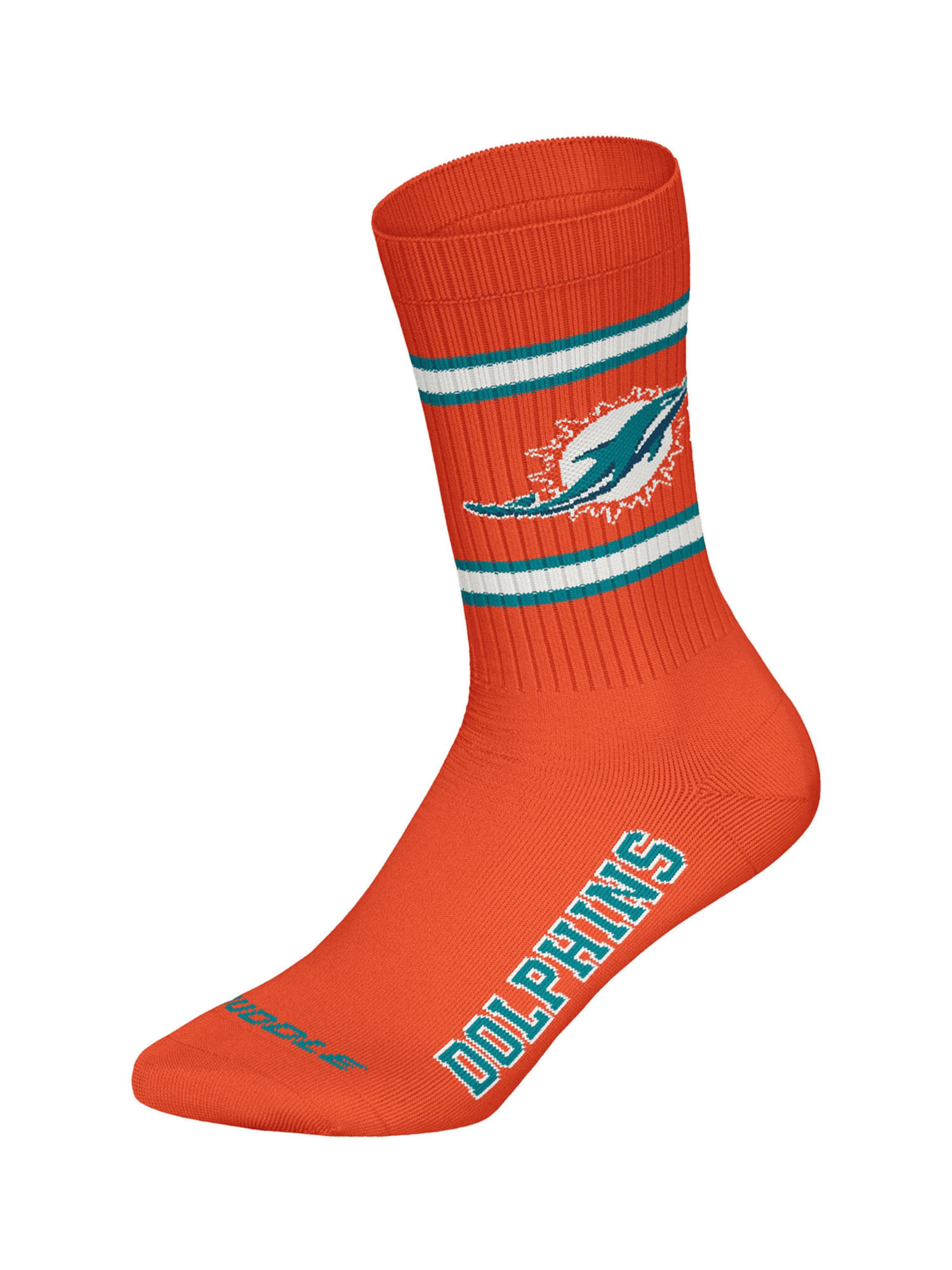 Chaussettes 'Miami Dolphins Crew' Huddle en bleu