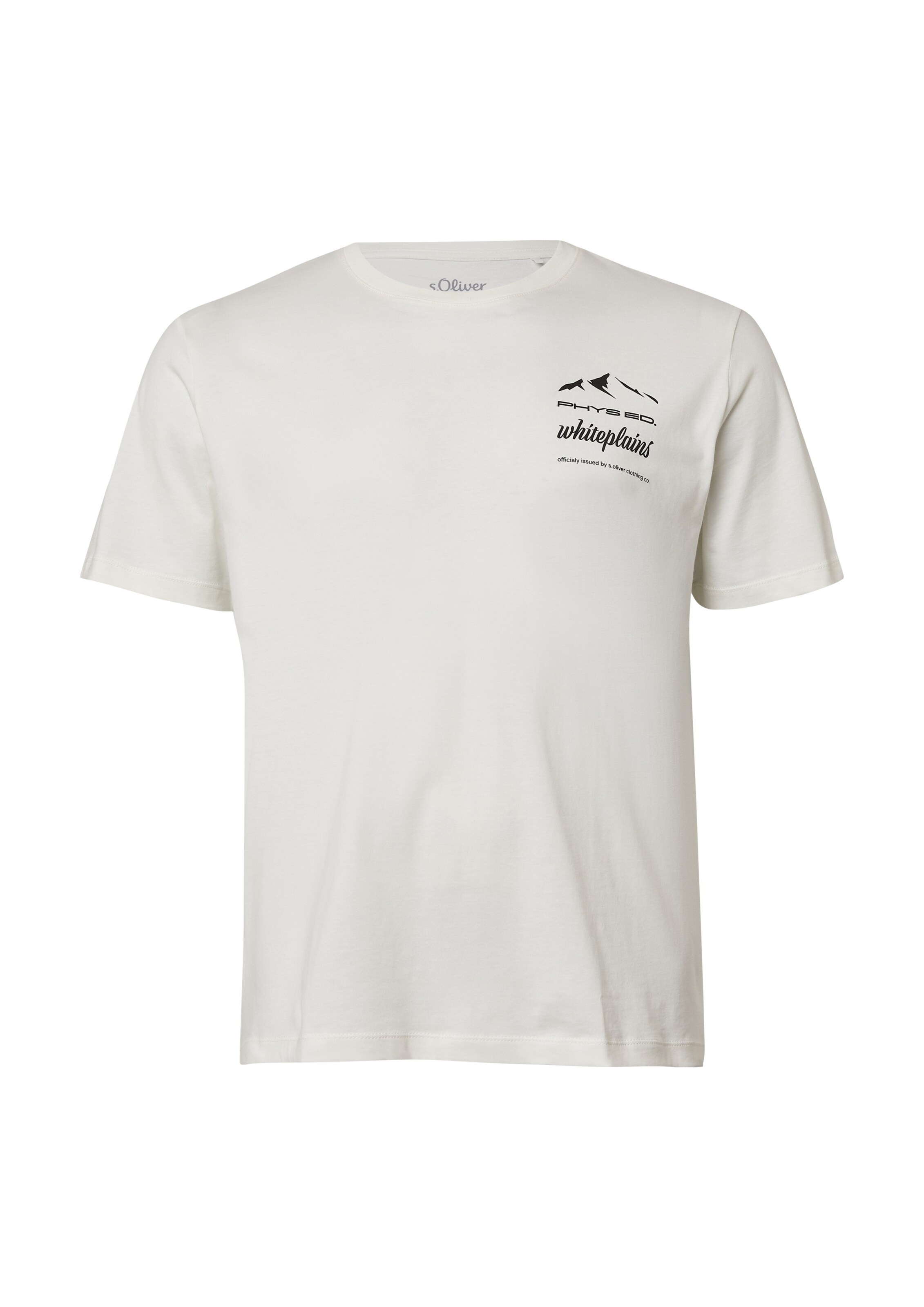 T-Shirt s.Oliver en blanc : devant