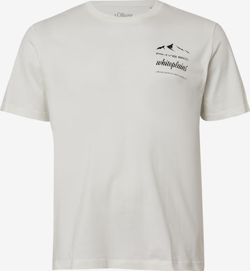 s.Oliver Shirt in Wit: voorkant
