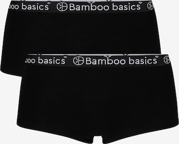 Bamboo basics Slip 'Iris' in Zwart: voorkant
