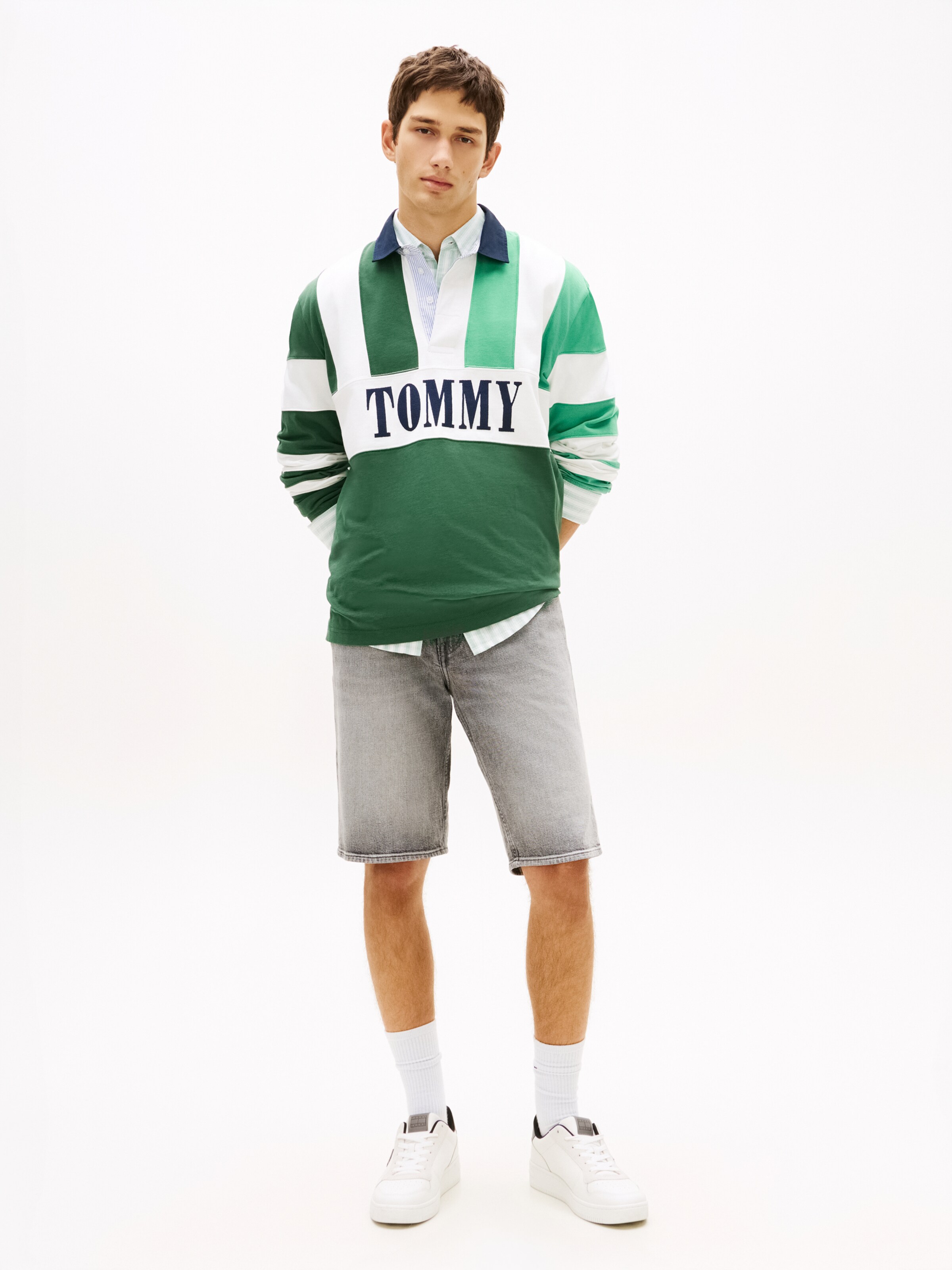 Tommy Jeans Regular Shorts  Ronnie in Grau