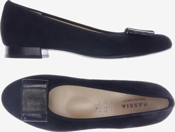 HASSIA Flats & Loafers in 38,5 in Black: front