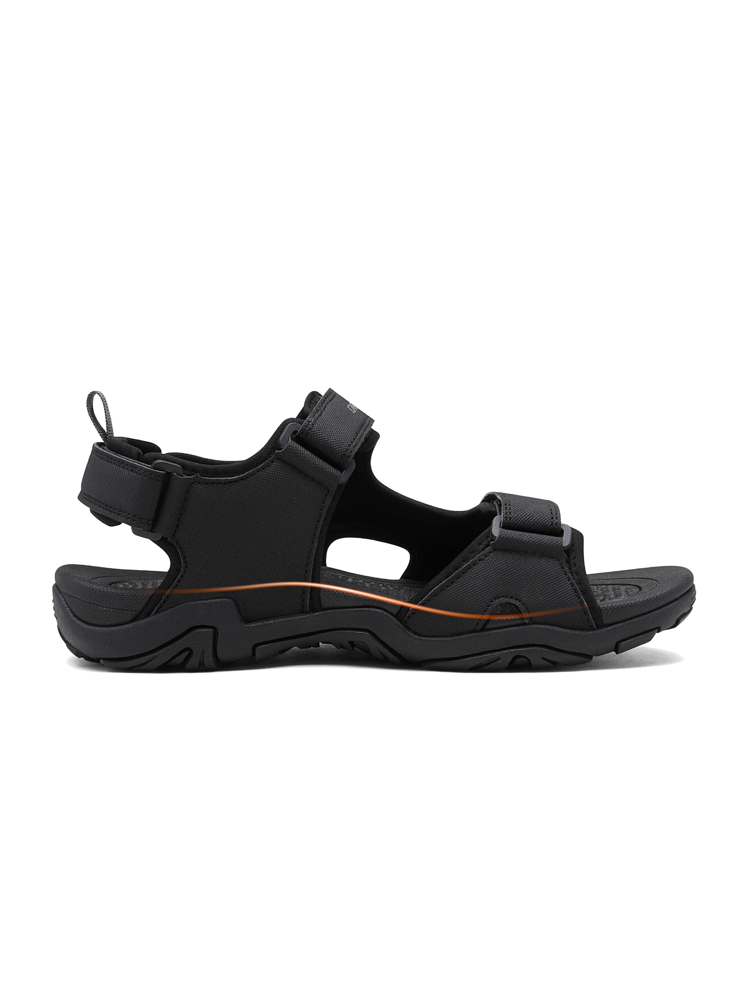 Dream Pairs Wandelsandalen 'DREAM PAIRS Sandalen Herren Outdoor Sommer Bequeme' in Zwart