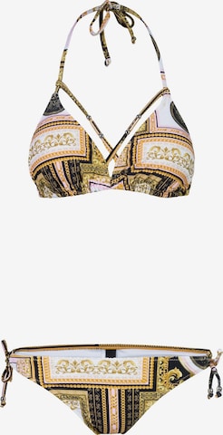 19V69 ITALIA Triangel Bikini 'Fleur' in Gemengde kleuren: voorkant