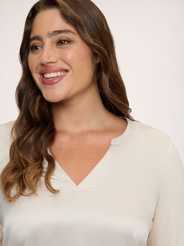 T-shirt Fiorella Rubino en beige