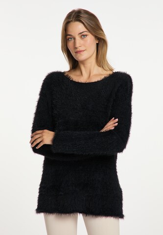 usha WHITE LABEL Pullover in Schwarz: predná strana