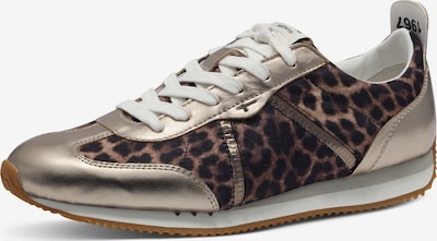 Tamaris Sneaker in braun / gold / schwarz, Produktansicht