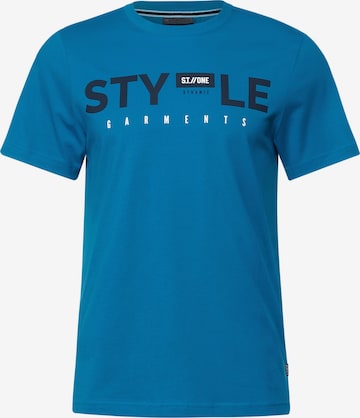 Street One MEN Shirt in Blue: front