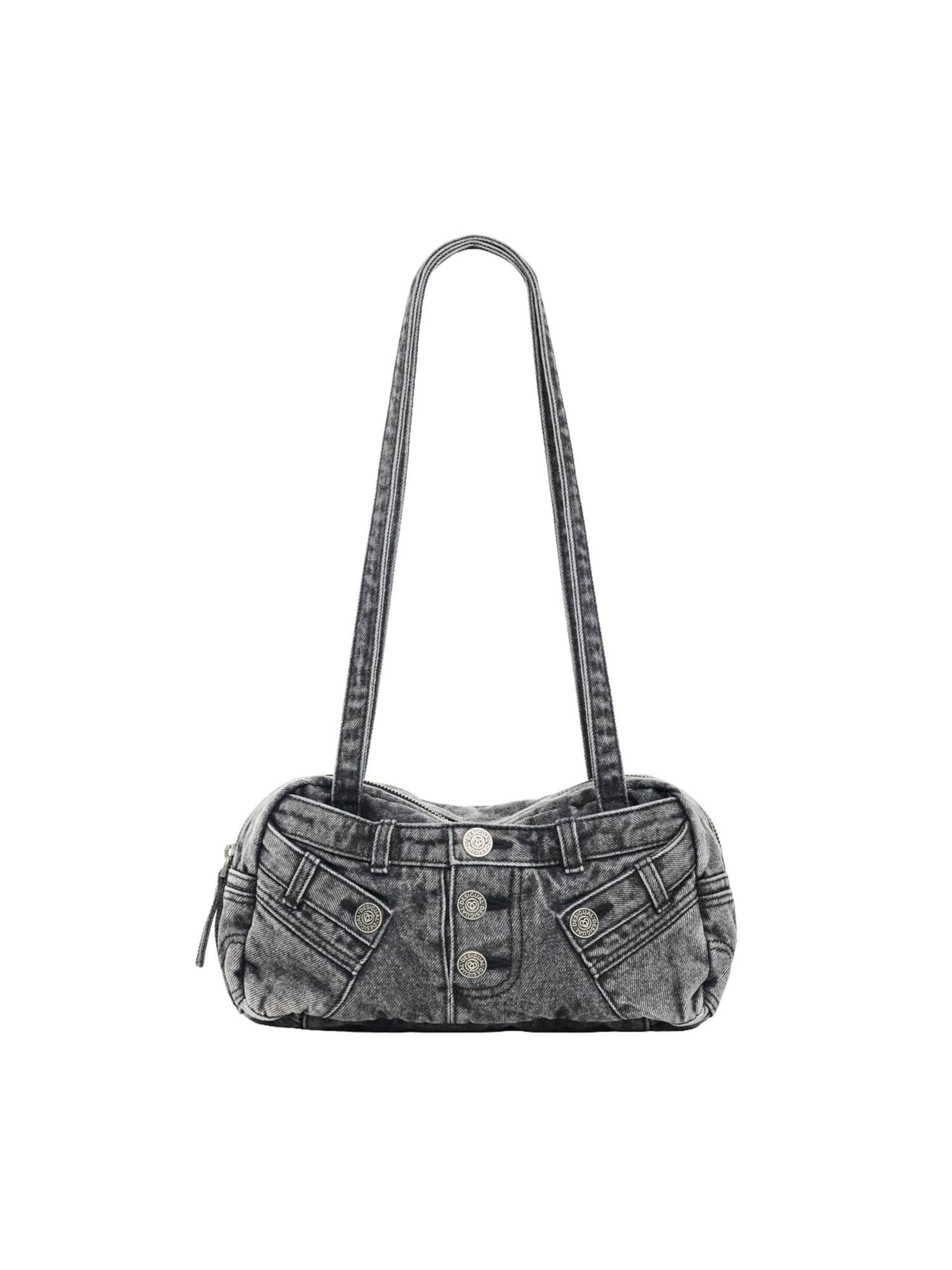 Desigual - Mala de ombro em preto: frente