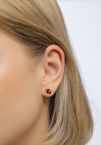 Boucles d'oreilles ELLI en or : devant