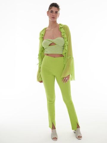 Top in maglia di ABOUT YOU x Laura Giurcanu in verde