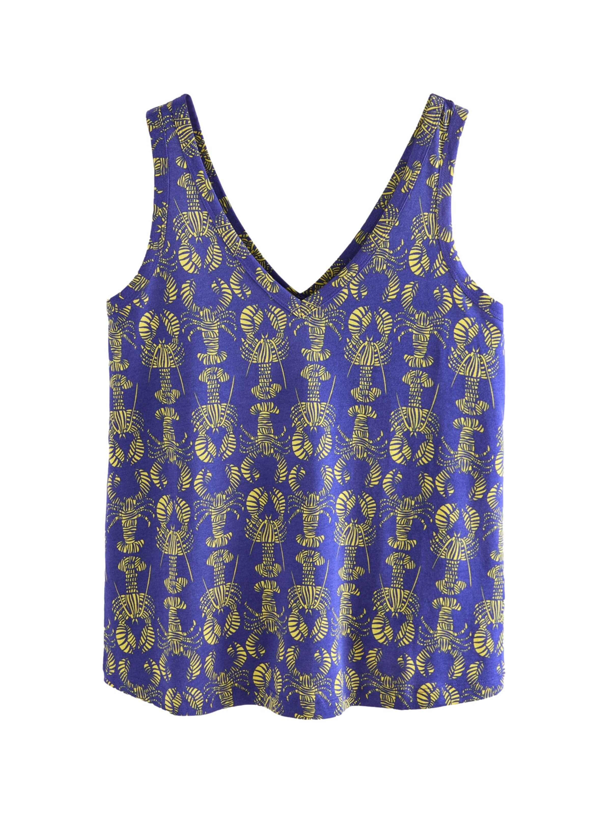 Top de la Next pe albastru: față