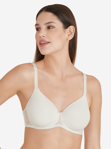 Conturelle T-shirt Bra 'Mille Fleurs' in Beige