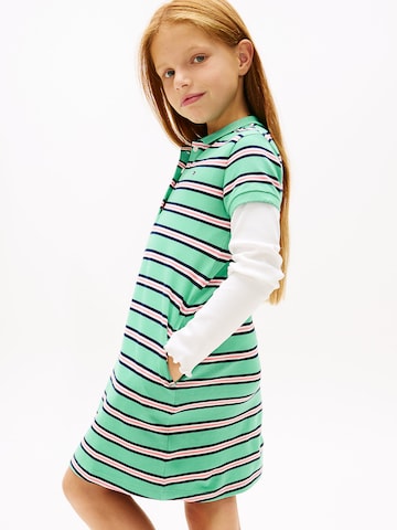 TOMMY HILFIGER Jurk 'Essential' in Groen