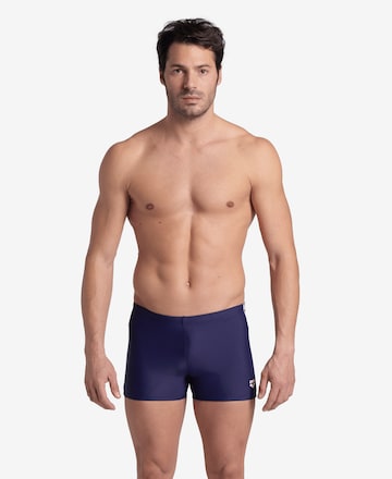 ARENA Athletic Swim Trunks in Blue: front