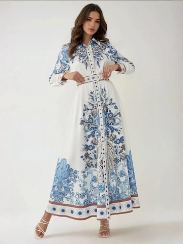 Hiccup Kleid in Blau: Vorderseite